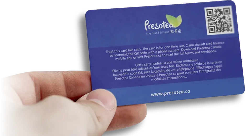 Gift Cards - 鮮茶道 Presotea Canada
